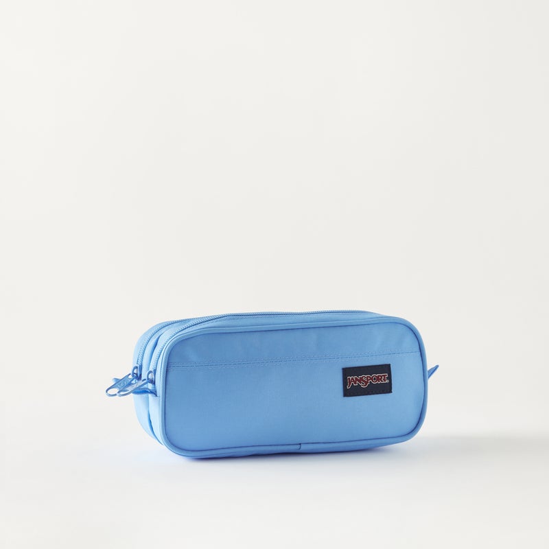 JANSPORT حقيبة أقلام زرقاء ذات قسمين للأطفال - Image 2